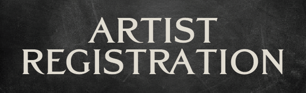 artist registration button